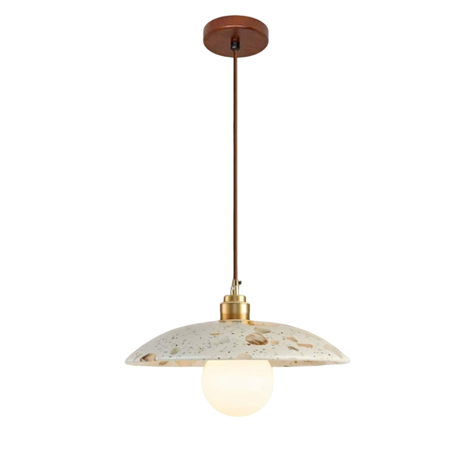 USMJQVZ Pendant Lights Kitchen Island,Modern Farmhouse Terrazzo Pendant Lamp Kitchen Mini Hanging Light Fixture Vintage Farmhouse Ceiling Chandelier Lamp For Kitchen Island Dining Room