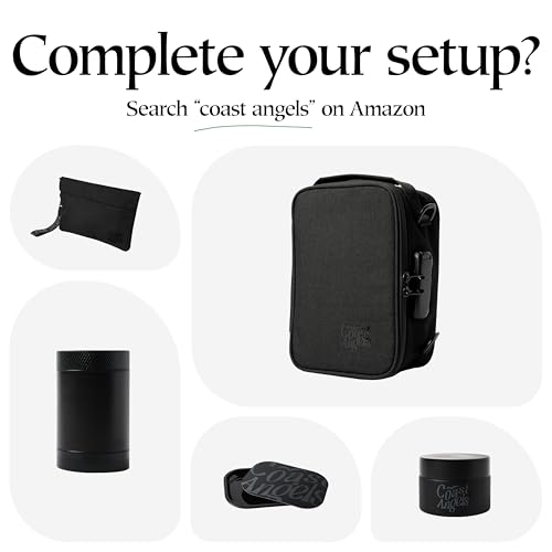COAST ANGELS Geruchsdichte Tasche mit Schloss – Geruchsdichte Box und Abschließbare Tasche mit Zahlenschloss für Zuhause, Reisen und Geschenke