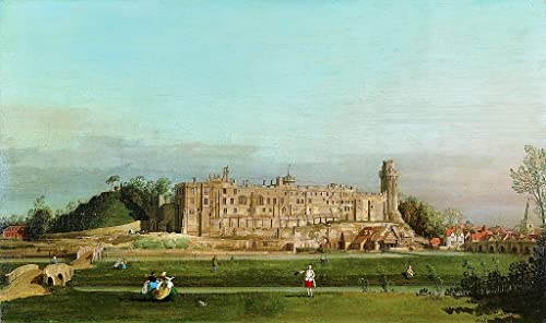 Poster Château de Warwick par Antonio Canal GerRit 58x90 cm