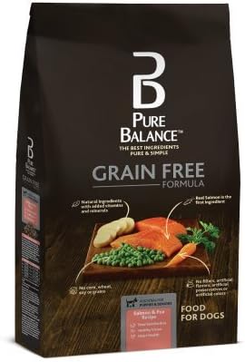 Pure Balance 24 Pounds Grain Free Formula Natural Salmon & Pea Dry Dog Food