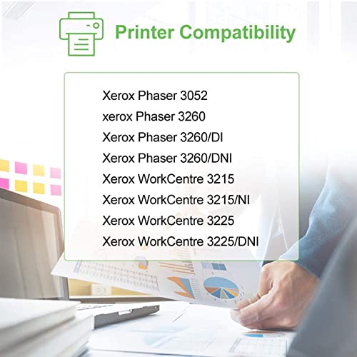 Sinoprint Compatible 106R02777 Toner Cartridge Replacement For Xerox Workcentre 3215 3215Ni 3225 3225Dni Phaser 3260 3260Di 3260Dni 3052 106R02775 Printer Ink High Yield 3000 Pages (Black, 2-Pack) #TOP1