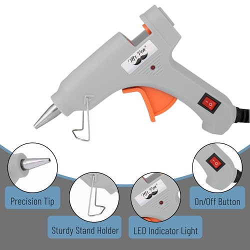 Mr. Pen- Mini Hot Glue Gun and Sticks Set, Heavy Duty Glue Gun with 10 pcs Sticks - Image 4