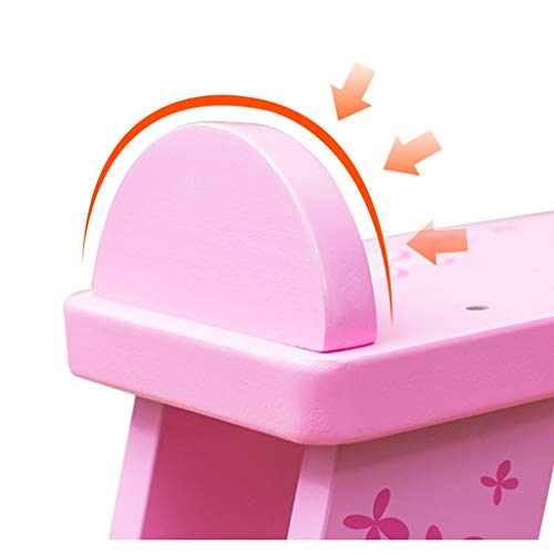 Schaukelpferd QIQIDEDIAN Einfache Kinder Kleines Holzpferd Babyspielzeug aus massivem Holz – Bild 6