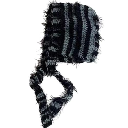 Chapeau à rabat d'oreille noué contre le froid pour tête et oreilles sensibles