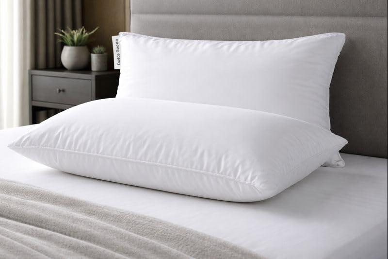 Image of Daily Use Sleeping Pillow | Pillow Inserts | 16x24 Inch | Super Soft Fabric (16x24 Inch, 2, Count, 2, Pack of 2)