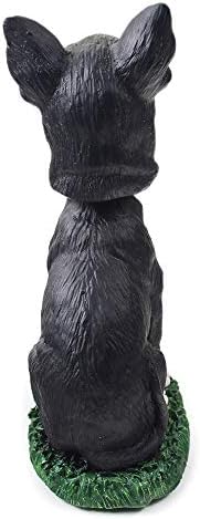 Animal Den Chihuahua B/W Dog Bobblehead Figure for Car Dash Desk Fun Accessory image 4