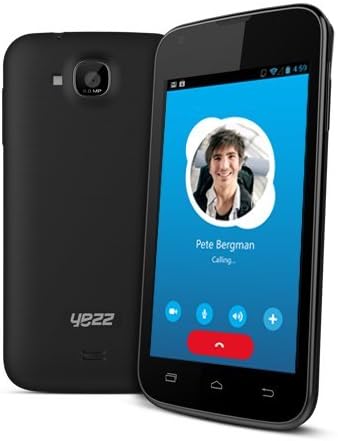 Andy A4M - Factory Unlocked Phone - Yezz Wireless (Black)