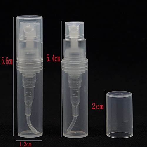 Botella de spray plástico para perfume 2 ml miniatura 3