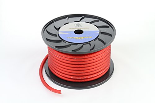 Bullz Audio (BPP4.80R) PRO Red 80' 4-Gauge Power Cable