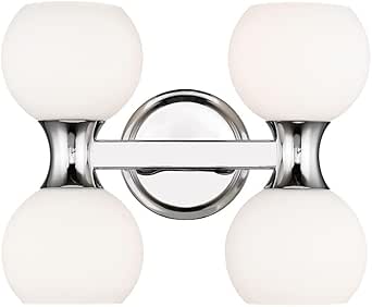 Z-Lite 494-4V-CH Artemis Vanity, 4-Light 240 Total Watts, Chrome