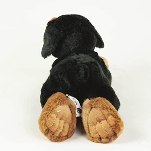 Teddys Rothenburg Rottweiler 30 cm Kuscheltier Hund liegend Plüschtiere