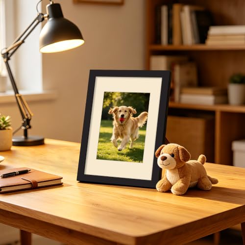 Image of upsimples 7x10 Picture Frame, Wall Decor Photo Frames, Black 1 Pack