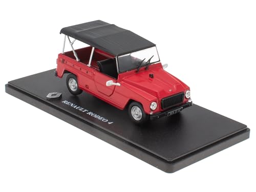 Auto 1/43 in metallo OPO 10 - Auto in Miniatura 1:43 Compatibile con Renault Rodeo 4 - Hachette IXO R4 4L - 4L070