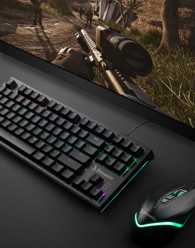 Image of Prebuilt Gaming PC Desktop, i5-11400 (Up to 4.4GHz), 16GB DDR4 RAM, 1TB NVMe SSD, Radeon RX 580 8GB, WiFi 6 & Bluetooth 5.4, RGB Fans, Windows 11 Pro, 1080P High FPS Gaming Computer