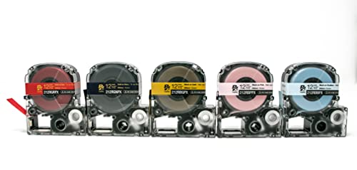 Cintas para etiquetadora LabelWorks bundle 5 unidades miniatura 2