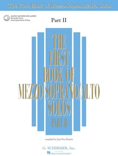 The First Book of Mezzo-Soprano/Alto Solos - Part II Book/Online Audio (First Book of Solos Part II)