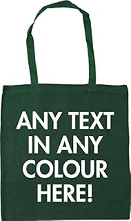Hippowarehouse Personalised Tote Shopping Gym Beach Bag 42cm x38cm, 10 litres