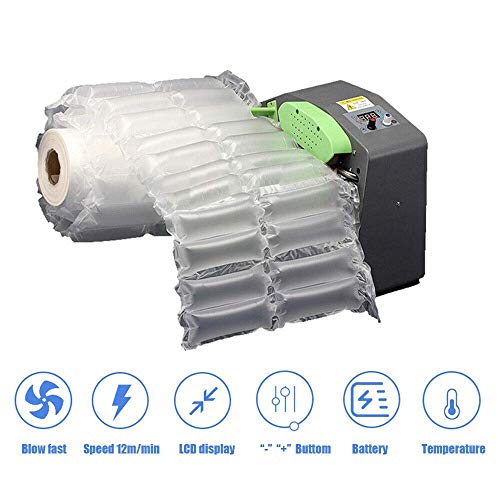 Drohneks Air Cushion Machine 39ft Portable Air Bubble Wrap Maker Inflatable Packing Machine for Shipping Packing Package Cushioning?CE certification?