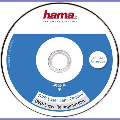 Hama DVD Reinigungsdisc (zur Besetigung von Schmutz in DVD Laufwerken) Laser-Reinigungs DVD