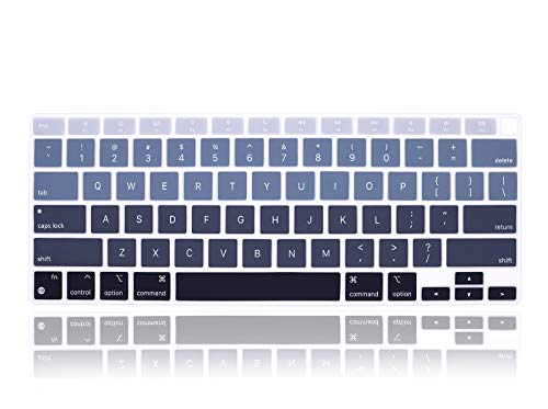 MMDW Ultra Thin Silicone English Keyboard Cover Skin for MacBook Air 13.3