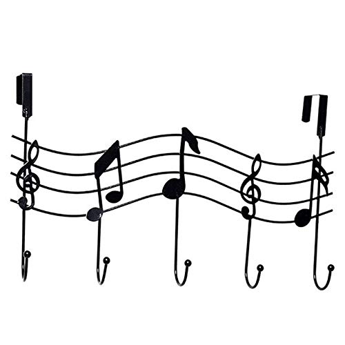 Diseño de nota musical de hierro forjado