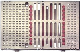 Hu-Friedy IM9200 Signature Series Double-Decker 20-Instrument Cassette without Accessory Area, Red