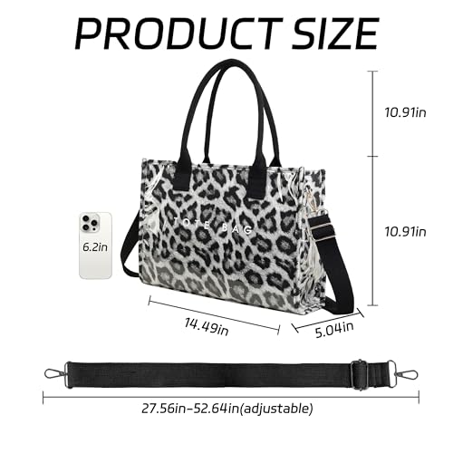 Image of GISMTR PVC Tote Bag for Women Large Letters Print Hobo Handbags Kraft Paper Shoulder Bag with Strap for Work Travel