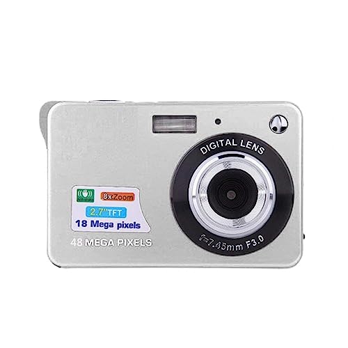 Appareil photo numérique 48MP autofocus caméscope HD DELURA grand écran argent