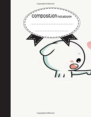 Composition Notebook, 8.5 x 11, 110 pages: Cute Cartoon: (Notebooks)