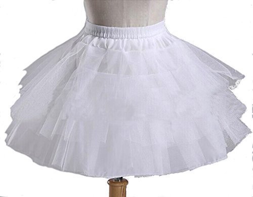 Pannier 35cm blanc pour convention cosplay et robe lolita