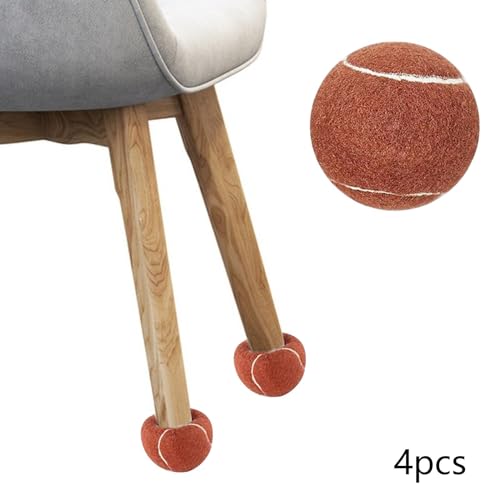 Protectores de suelo para patas de sillas marrones: pelotas silenciosas antideslizantes 6