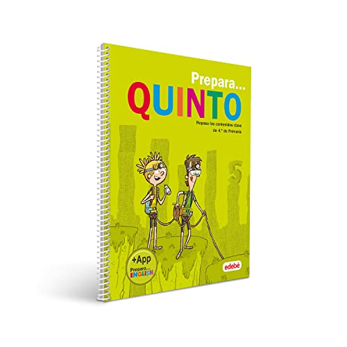 PREPARA QUINTO: Repasa los contenidos clave de 4.º de Primaria - 9788468341330 (CUADERNOS DE VACACIONES)