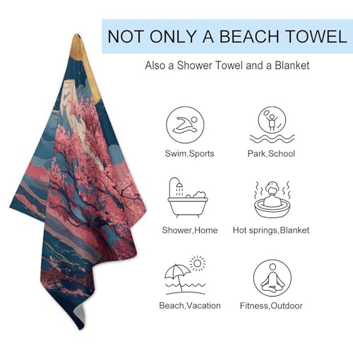 Serviette de plage facile à ranger qui sèche vite - 4