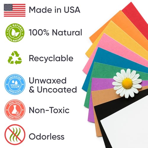Image of Paclord 18 inch x 1200 inch (100 ft) Pack of 12 Rolls USA Made Multi-Color Kraft Paper Rolls Set, 45 lbs - Colored Paper for Arts and Crafts, DIY Projects, Gift Wrapping, Packing | USA Made Colored Paper for Arts and Crafts, DIY Projects, Gift Wrapping, Packing