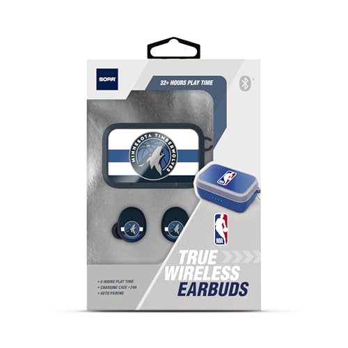 Image of SOAR NBA Wireless Sport Earbuds: Comfortable Fit & Convenient Charging
