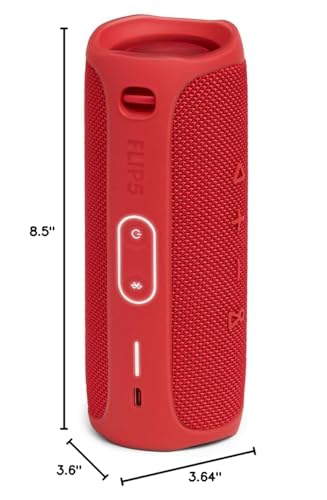 Image of JBL FLIP 5 Waterproof Portable Bluetooth Speaker - Red (Renewed)
