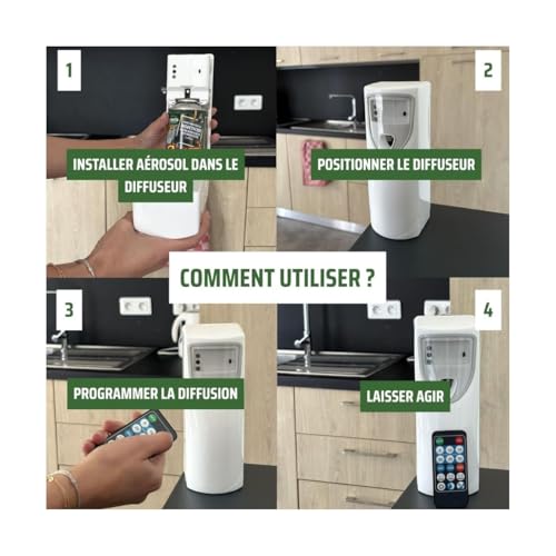 Protecta - Diffuseur automatique d'insecticides au pyrèthre végétal + 1 recharge – vue 6