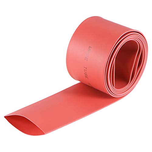 Gaine thermorétractable rouge 25mm pour ranger les câbles de la maison