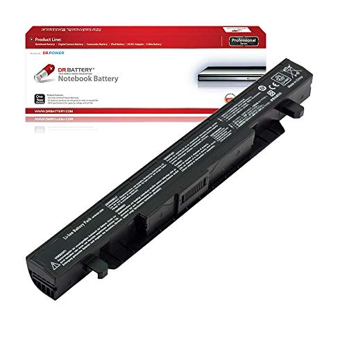 DR. BATTERY Laptop Batterij voor Asus A41N1424 GL552 GL552J GL552JX GL552V GL552VW ROG GL552 GL552J GL552JX GL552V GL552VW ZX50 ZX50J ZX50JX [15V/2200mAh/33Wh]