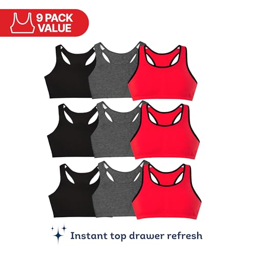 Image of Fruit of the Loom Women's Cotton Tank Bra for Women - Ultimate Comfort & Breathable Fit
