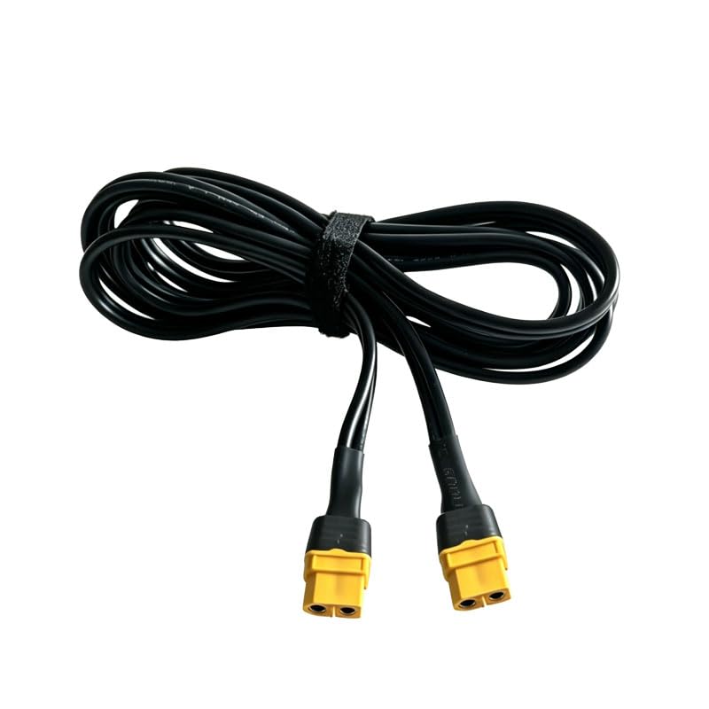 Cable de carga hembra a hembra de alta potencia de 360 W 60 con cable de 12 AWG para baterías de litio, cable de alimentación de 50 cm a 5 metros