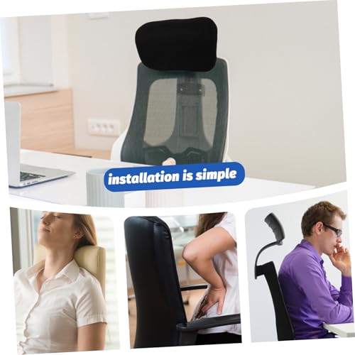 Appui-tête réglable pour chaise bureau - Éliminez les douleurs cervicales devant l'écran - 7