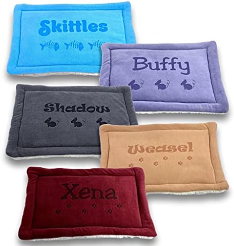 Custom Catch Personalized Cat Bed – Window Perch Nap Pad, Kitty Sleeping Mat
