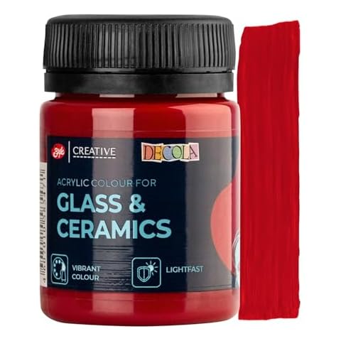 Decola Peinture Porcelaine Rouge 50ml Cover
