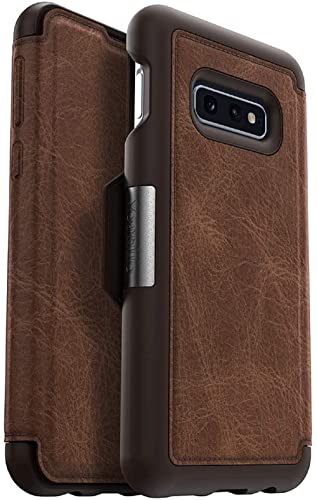 OtterBox Strada Coque Galaxy S10e rabat aimanté en cuir véritable