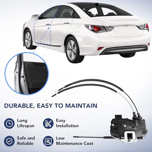 Image of Door Lock Actuator Front Left Driver Side for Hyundai Sonata 2011-2015 | for 2011 2012 2013 2014 2015 Hyundai Sonata 2.0L 2.4L L4, Front Left Door Latch Motor Assembly, 81310-3S010