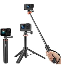 Amazon | DJI Osmo Pocket 4P/4/3用 三脚/自撮り棒/一脚兼用 135cm延長