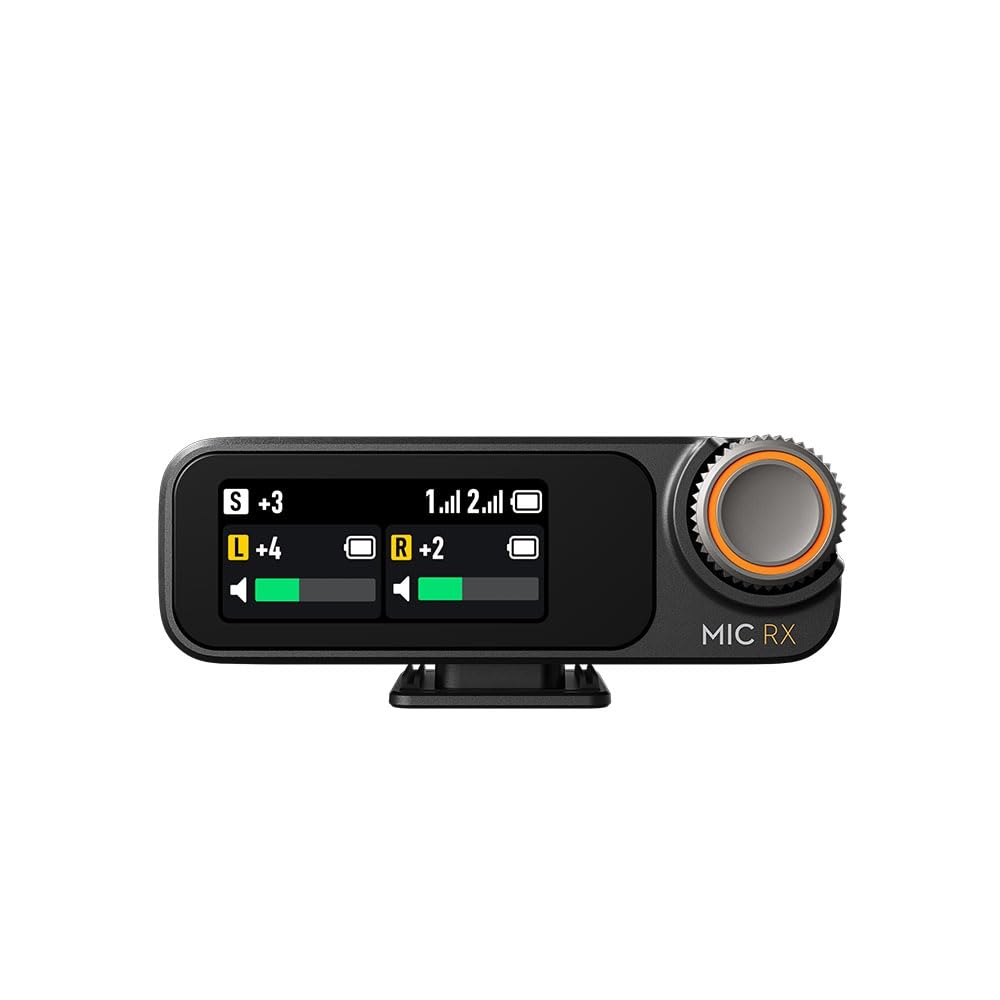 Microfone DJI Mic 2 (1 TX Microfone + 1 RX Receptor) BR - DJI115