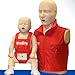 PRESTAN CPR Manikin and One Infant CPR Manikin Training Kit w/AED Trainers and Accessories, Medium Tone, MCR Medical