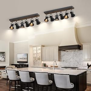 Seeblen6lighttracklightfixturesceilingwallmountadjustableceilingspotlightindustrialblackkitchentracklightingfixturesceilingforlivingroomdiningroomhallwaybathroom  Urban Country Home Decor Seeblen 6 light track light fixtures ceilingwall mount adjustable ceiling spotlightindustrial black kitchen track lighting fixtures ceiling for living room dining room hallwaybathroom  urban country home decor